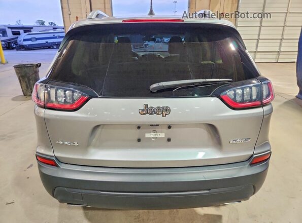 1C4PJMCX2KD396942 2019 JEEP CHEROKEE Серебряный Вид сзади