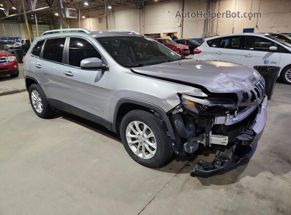 1C4PJMCX2KD396942 2019 JEEP CHEROKEE Серебряный Панорамный вид салона 360°