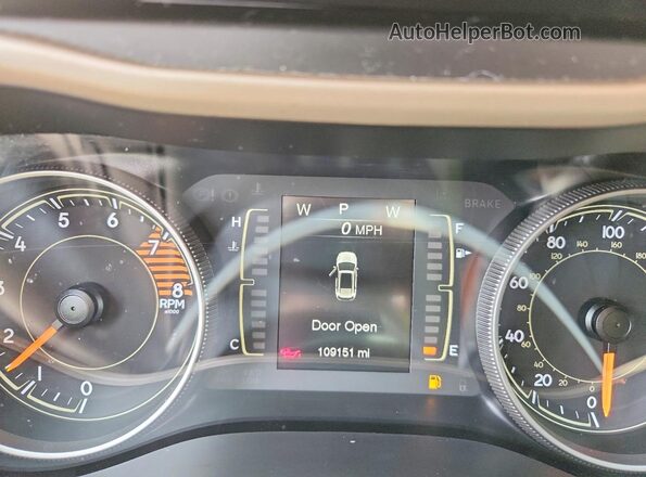 1C4PJMCX4JD541672 2018 JEEP CHEROKEE Black Instrument cluster view