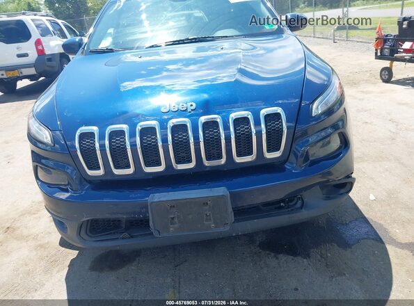 1C4PJMCX5JD547898 2018 JEEP CHEROKEE Blue Front view
