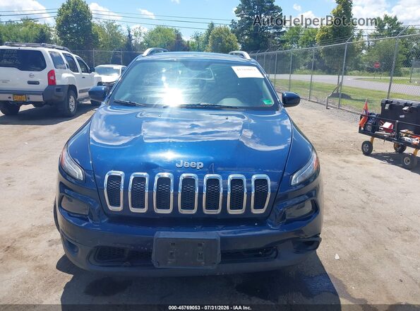 1C4PJMCX5JD547898 2018 JEEP CHEROKEE Blue Instrument cluster view