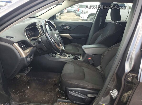 1C4PJMCX8JD581964 2018 JEEP CHEROKEE Black Vista interior delantera