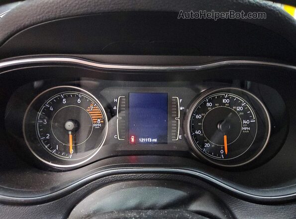 1C4PJMCX8KD441138 2019 JEEP CHEROKEE Black Widok zestawu wskaźników