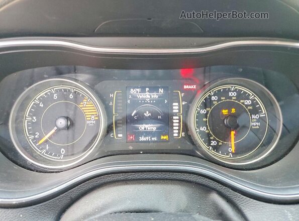 1C4PJMCX9ND556030 2022 JEEP CHEROKEE Черный Вид щитка приборов