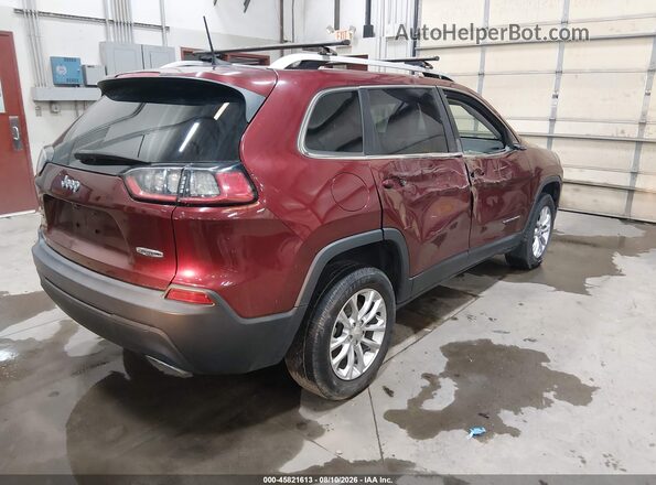 1C4PJMCXXKD281375 2019 JEEP CHEROKEE Red Tył prawy