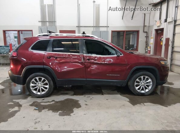 1C4PJMCXXKD281375 2019 JEEP CHEROKEE Red Widok wnętrza z tyłu