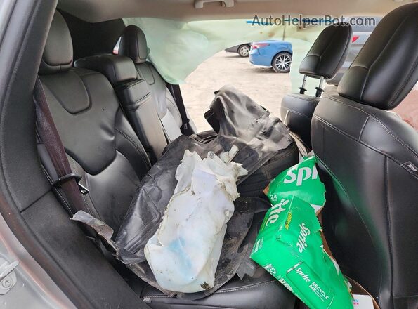 1C4PJMDB0HW543338 2017 JEEP CHEROKEE Silver Սալոնի հետևի տեսք