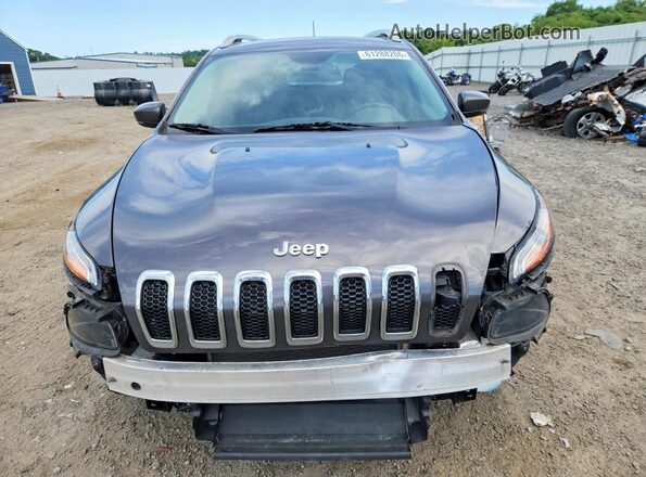 1C4PJMDB0JD554695 2018 JEEP CHEROKEE Gray Front view