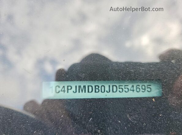 1C4PJMDB0JD554695 2018 JEEP CHEROKEE Gray 360 interior view