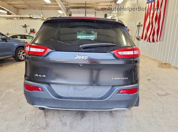 1C4PJMDB1GW143173 2016 JEEP CHEROKEE Black Вид ззаду