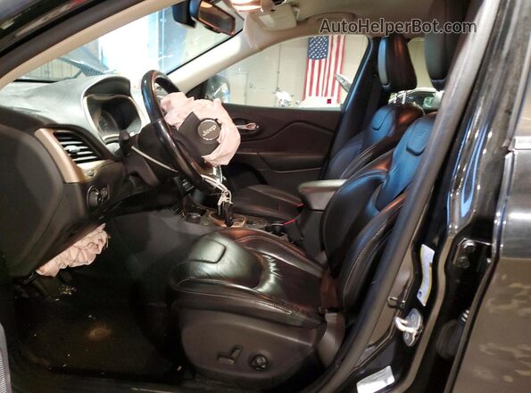 1C4PJMDB1GW151872 2016 JEEP CHEROKEE Black Front interior view