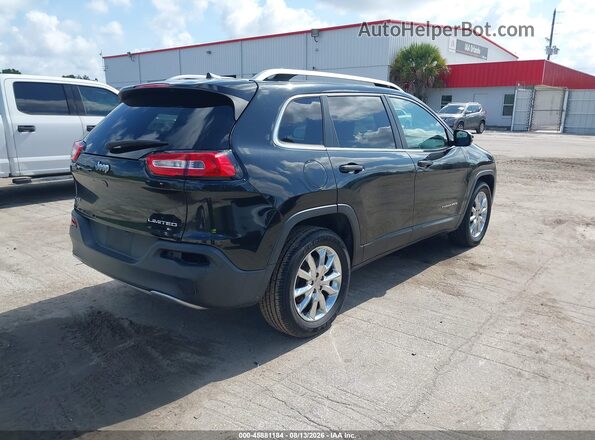 1C4PJMDB2GW185352 2016 JEEP CHEROKEE Черный Задняя правая четверть