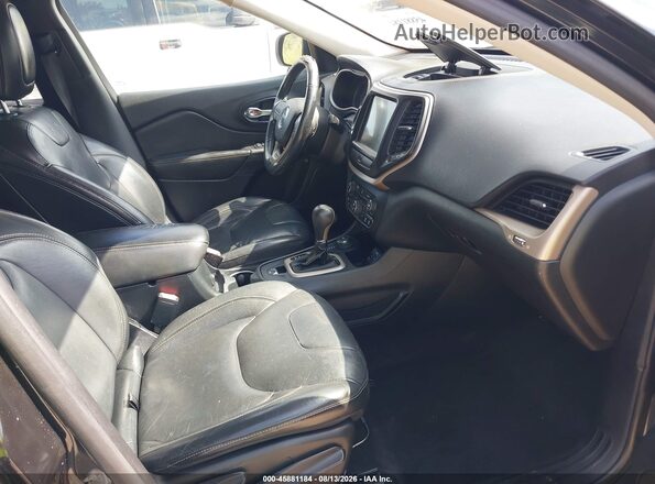 1C4PJMDB2GW185352 2016 JEEP CHEROKEE Черный Вид салона спереди