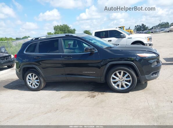 1C4PJMDB2GW185352 2016 JEEP CHEROKEE Черный Вид задней части салона