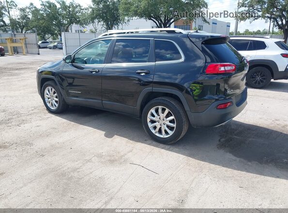 1C4PJMDB2GW185352 2016 JEEP CHEROKEE Черный Задняя левая четверть