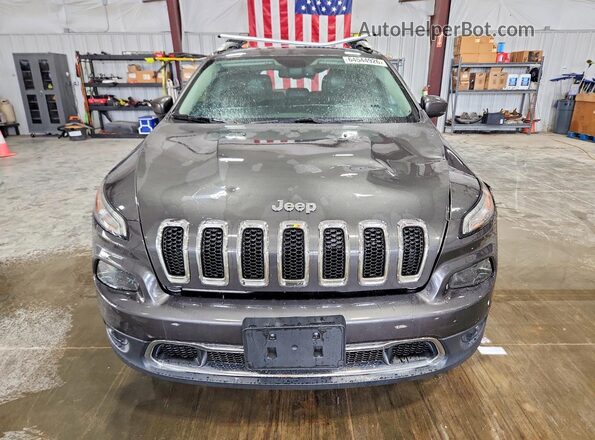 1C4PJMDB2HW528033 2017 JEEP CHEROKEE Gray Widok z przodu