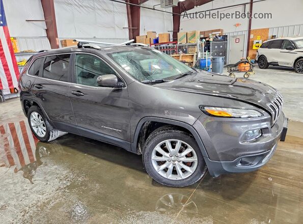 1C4PJMDB2HW528033 2017 JEEP CHEROKEE Gray Przód prawy