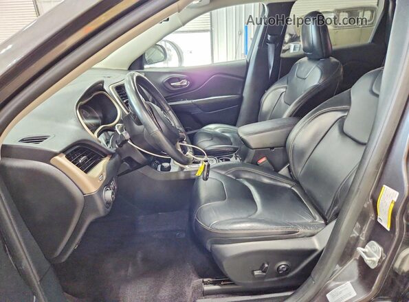 1C4PJMDB2HW528033 2017 JEEP CHEROKEE Gray Widok wnętrza z przodu