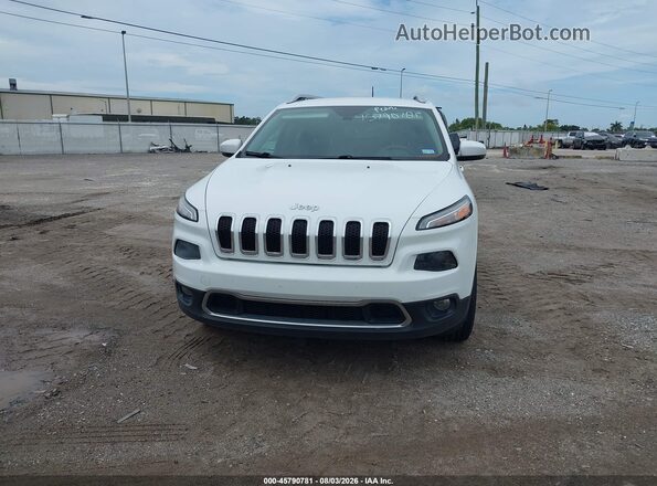 1C4PJMDB3GW151775 2016 JEEP CHEROKEE White ხელსაწყოთა პანელის ხედი