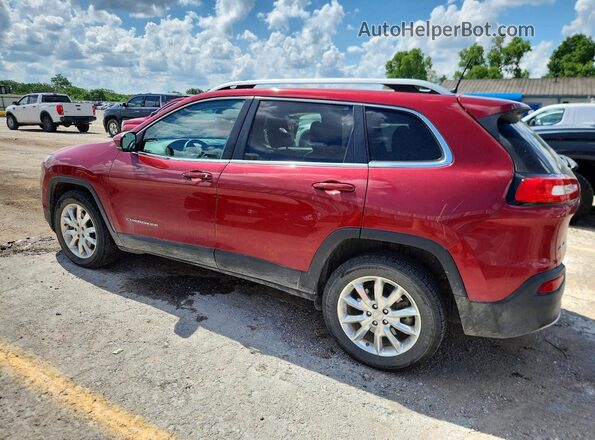 1C4PJMDB3HW528901 2017 JEEP CHEROKEE Maroon Հետևի ձախ