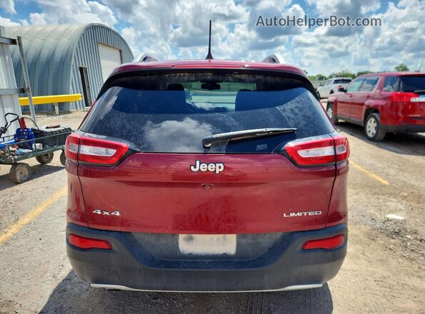 1C4PJMDB3HW528901 2017 JEEP CHEROKEE Maroon Հետևի տեսք