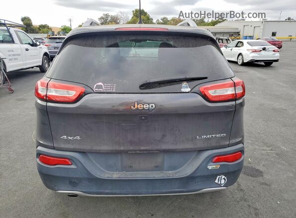 1C4PJMDB3HW605590 2017 JEEP CHEROKEE Charcoal Vista trasera