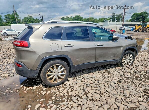 1C4PJMDB4HW664941 2017 JEEP CHEROKEE Tan უკანა მარჯვენა