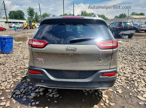 1C4PJMDB4HW664941 2017 JEEP CHEROKEE Tan უკანა ხედი