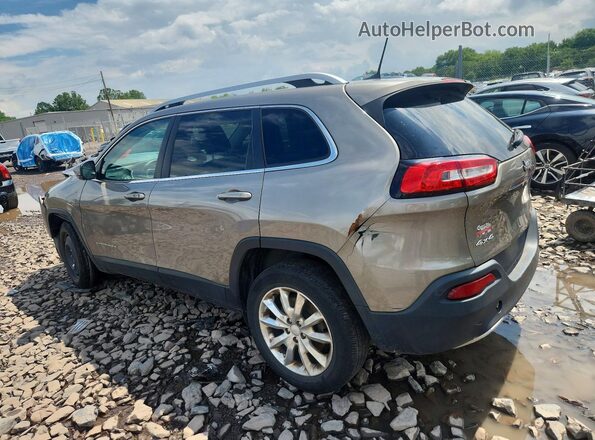 1C4PJMDB4HW664941 2017 JEEP CHEROKEE Tan უკანა მარცხენა