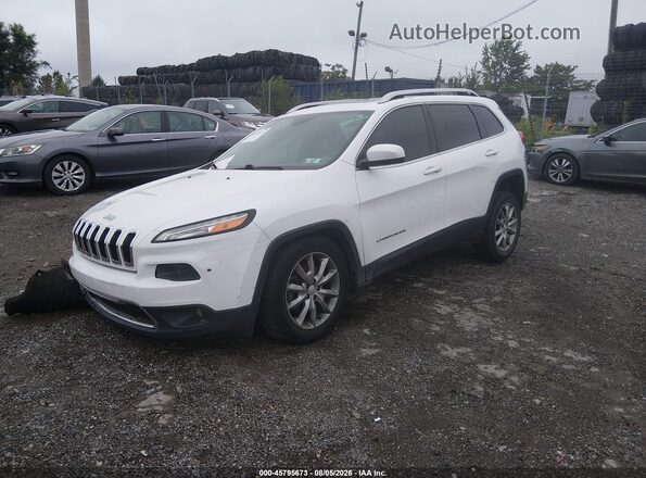 1C4PJMDB4JD526706 2018 JEEP CHEROKEE Белый Передняя левая четверть