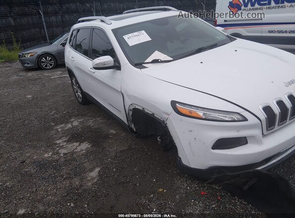 1C4PJMDB4JD526706 2018 JEEP CHEROKEE Белый Вид спереди