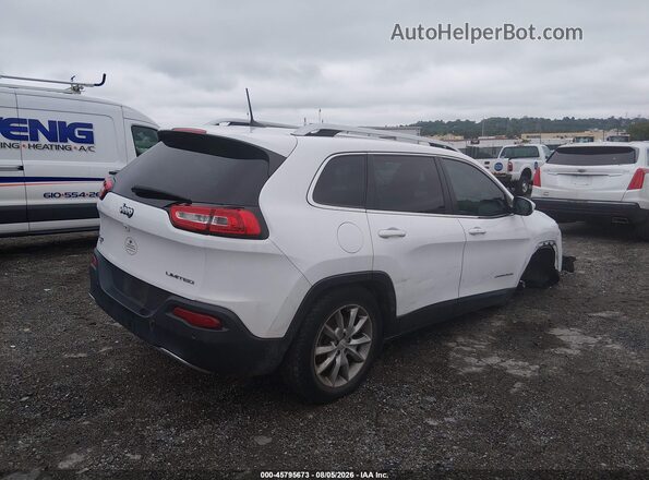 1C4PJMDB4JD526706 2018 JEEP CHEROKEE Белый Задняя правая четверть