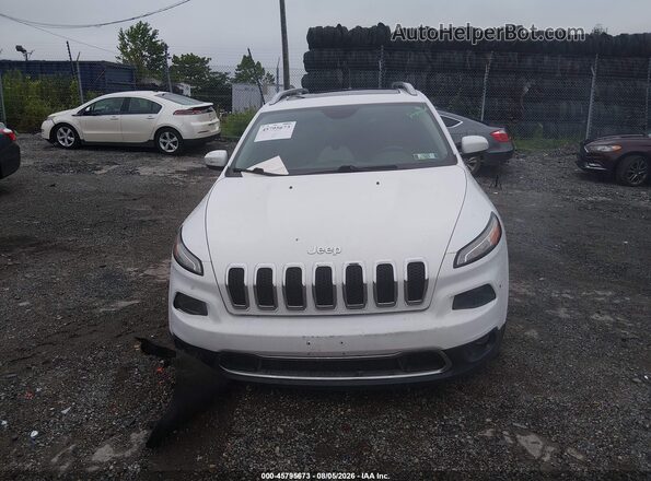 1C4PJMDB4JD526706 2018 JEEP CHEROKEE Белый Вид панели приборов