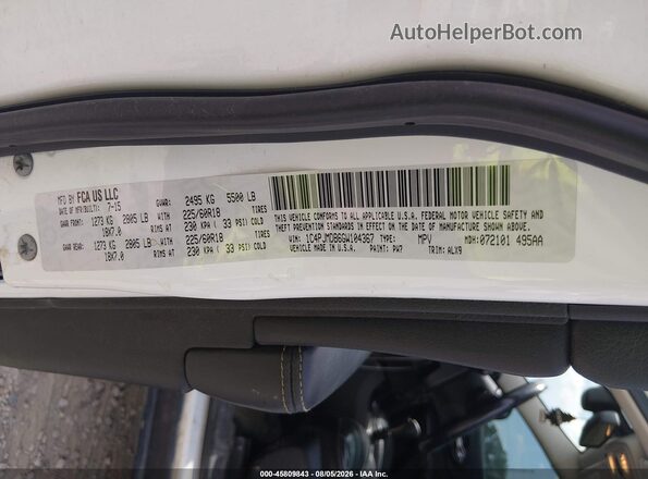 1C4PJMDB6GW104367 2016 JEEP CHEROKEE White Շարժիչի բաժամունքի տեսք