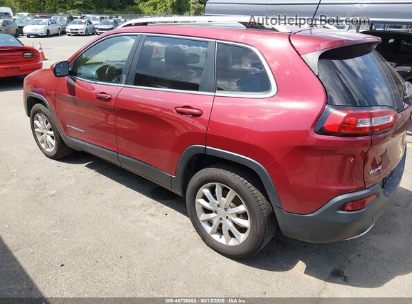 1C4PJMDB6HW660471 2017 JEEP CHEROKEE Red უკანა მარცხენა