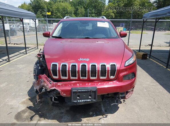 1C4PJMDB6HW660471 2017 JEEP CHEROKEE Red უკანა სალონის ხედი