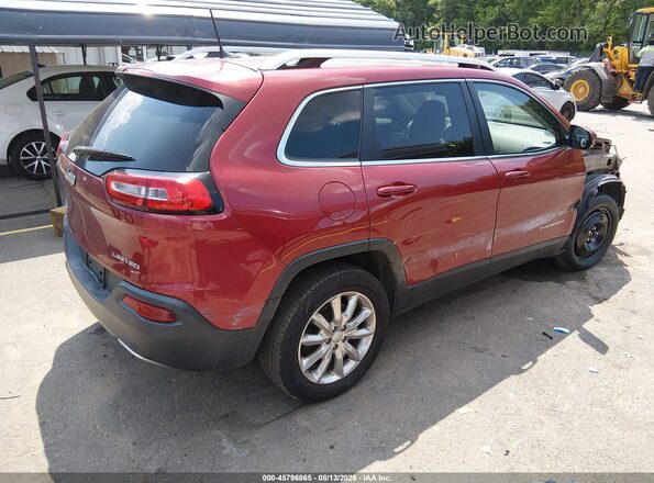 1C4PJMDB6HW660471 2017 JEEP CHEROKEE Red უკანა მარჯვენა