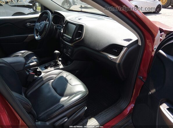 1C4PJMDB6HW660471 2017 JEEP CHEROKEE Red წინა სალონის ხედი