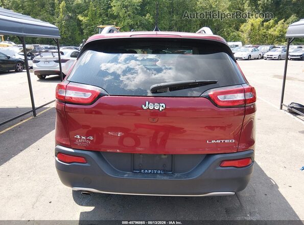 1C4PJMDB6HW660471 2017 JEEP CHEROKEE Red 