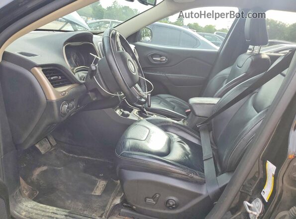 1C4PJMDB7GW262247 2016 JEEP CHEROKEE Charcoal Front interior view