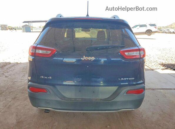1C4PJMDB7GW348285 2016 JEEP CHEROKEE Blue Vista trasera