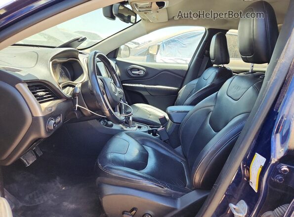 1C4PJMDB7GW348285 2016 JEEP CHEROKEE Blue Vista interior delantera