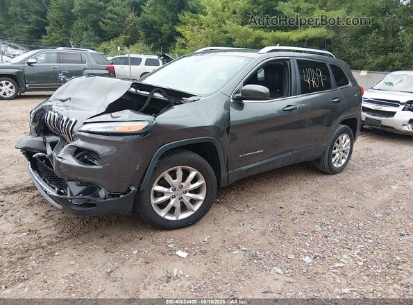 1C4PJMDB8GW199417 2016 JEEP CHEROKEE Gray Առջևի ձախ երեք քառորդ տեսարան