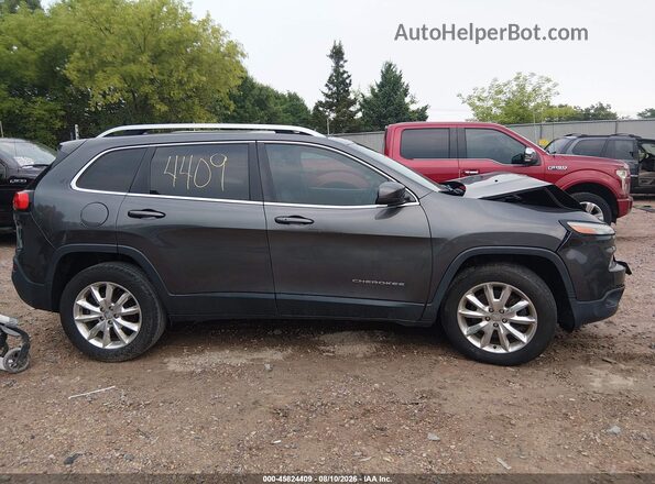 1C4PJMDB8GW199417 2016 JEEP CHEROKEE Gray Սալոնի հետևի տեսք