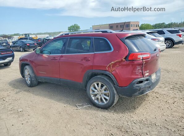 1C4PJMDB8GW337571 2016 JEEP CHEROKEE Red Trasero izquierdo