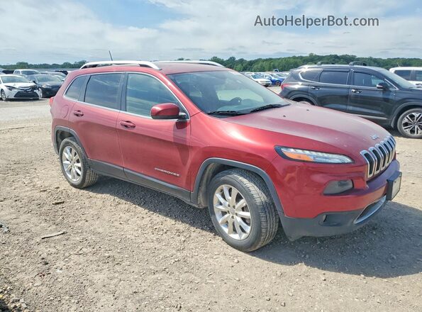 1C4PJMDB8GW337571 2016 JEEP CHEROKEE Red Delantero derecho