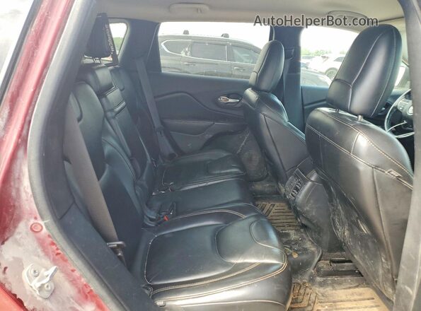 1C4PJMDB8GW337571 2016 JEEP CHEROKEE Red Vista de los asientos traseros