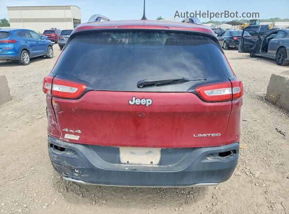 1C4PJMDB8GW337571 2016 JEEP CHEROKEE Red Vista trasera