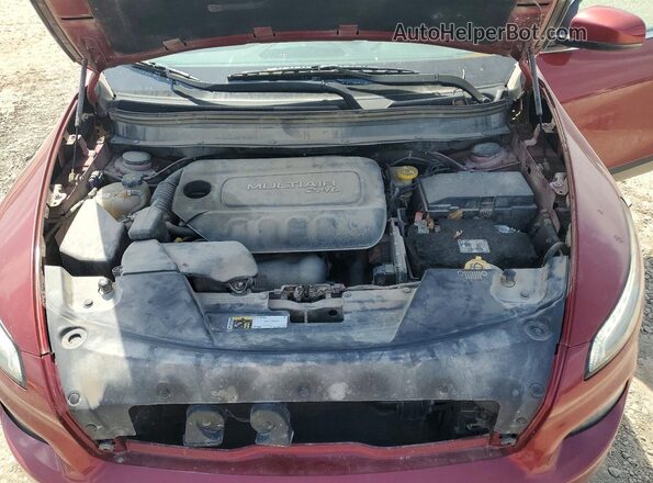 1C4PJMDB8GW337571 2016 JEEP CHEROKEE Red Vista interior trasera