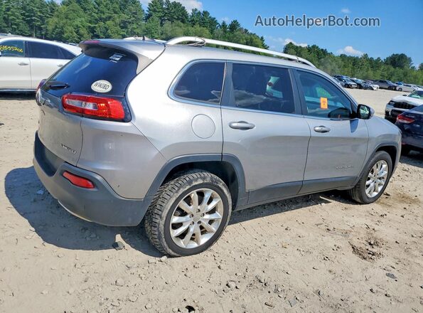 1C4PJMDB8HW512077 2017 JEEP CHEROKEE Silver Հետևի աջ